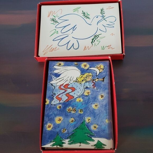 NEW 30 Christmas Cards with Envelopes - 2 Designs - Picture 1 of 7